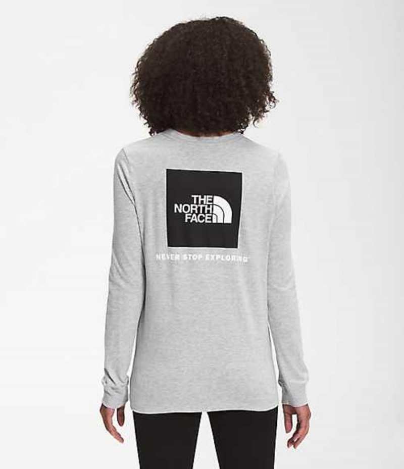 The North Face Box NSE T-Shirt Dam Ljusgrå | 8241356-XI