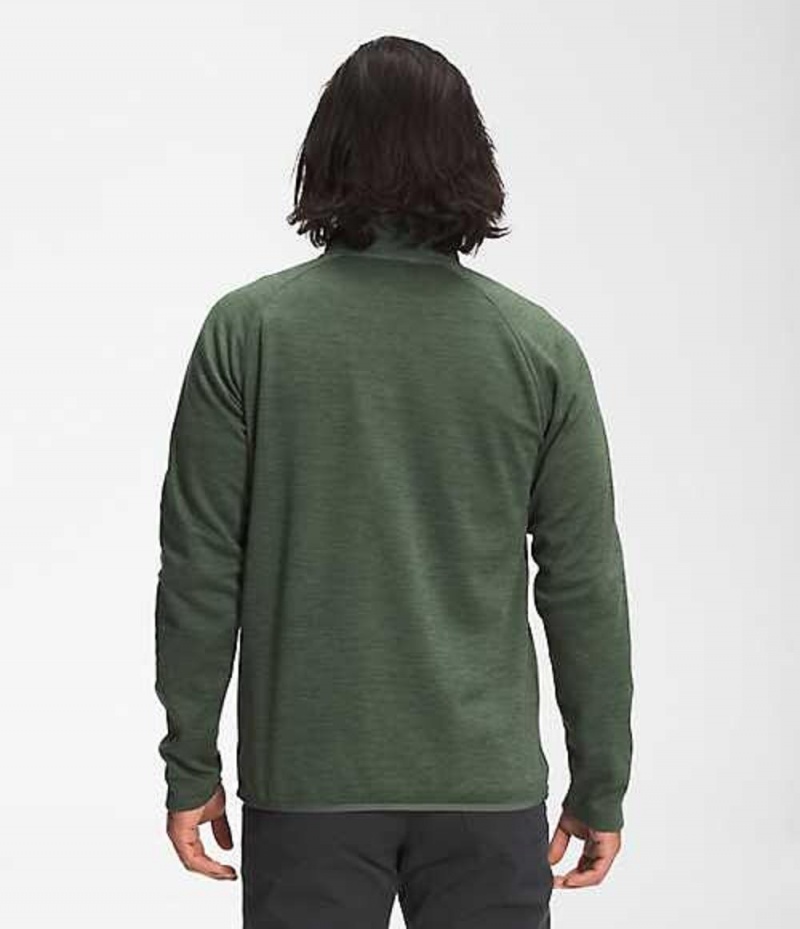 The North Face Canyonlands Sweatshirt Herr Olivgröna | 7903516-TI