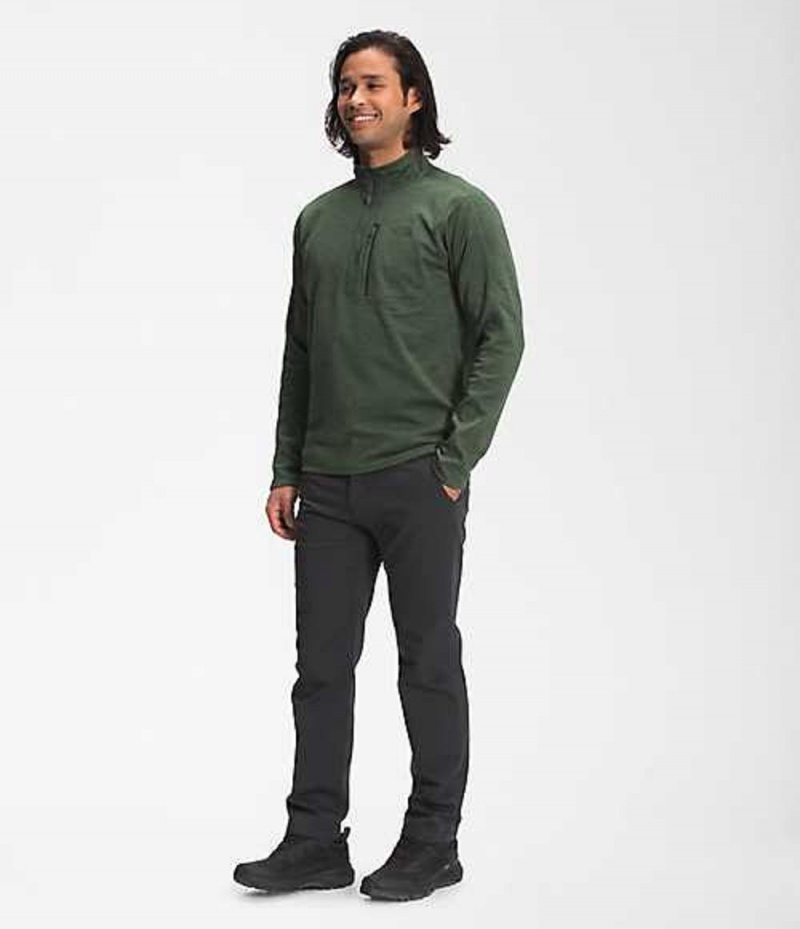 The North Face Canyonlands Sweatshirt Herr Olivgröna | 7903516-TI