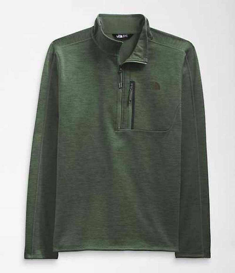 The North Face Canyonlands Sweatshirt Herr Olivgröna | 7903516-TI