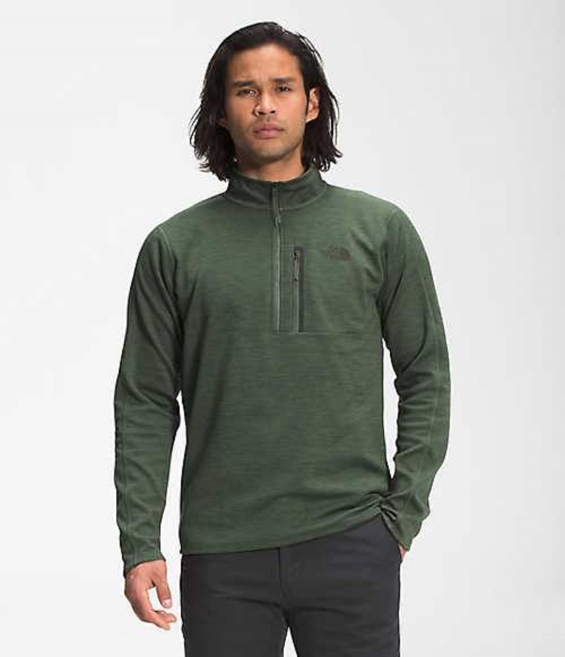 The North Face Canyonlands Sweatshirt Herr Olivgröna | 7903516-TI