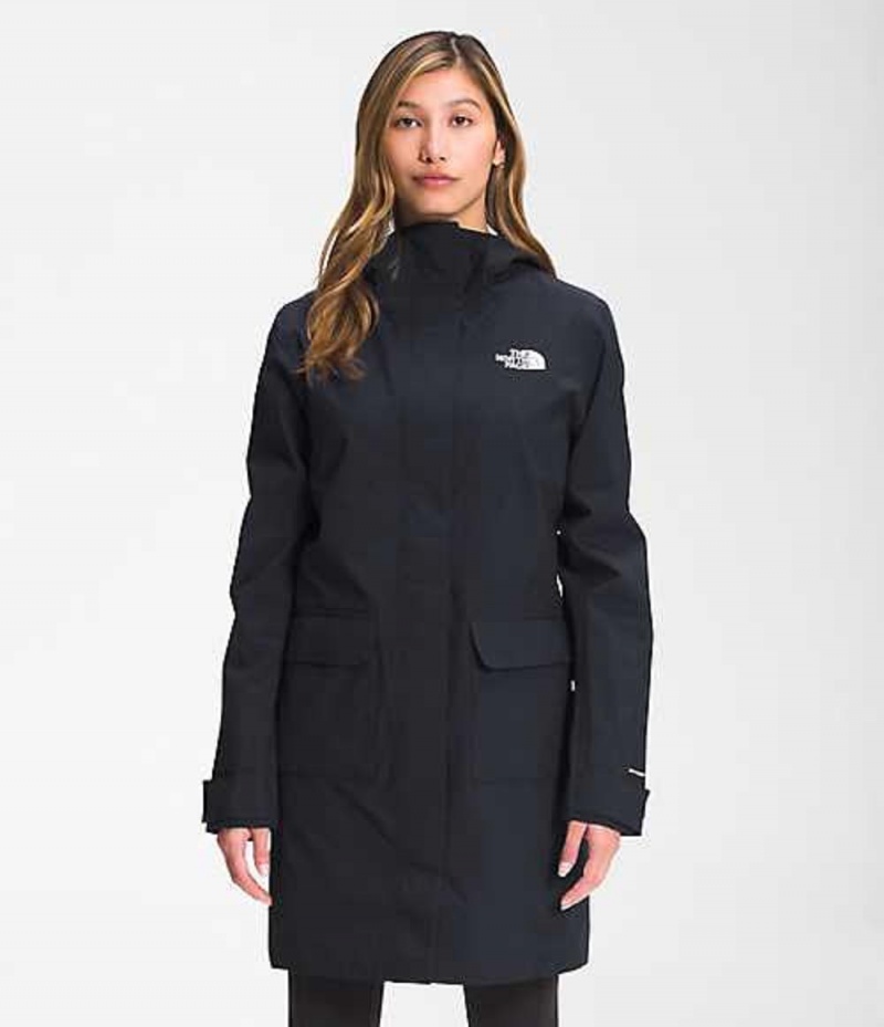 The North Face City Breeze Rain Regnjackor Dam Marinblå | 7295084-TD