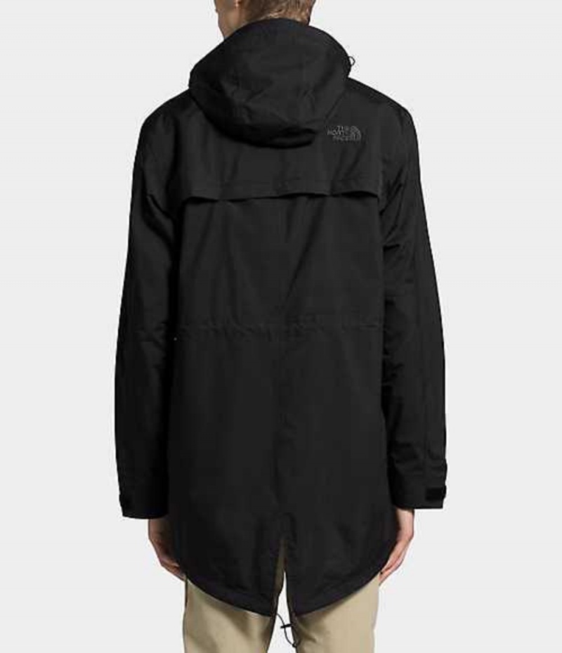 The North Face City Breeze Rain Regnjackor Herr Svarta | 1628704-PK