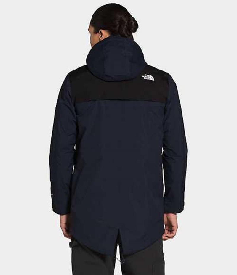 The North Face City Breeze Rain Regnjackor Herr Marinblå Svarta | 3014852-QI