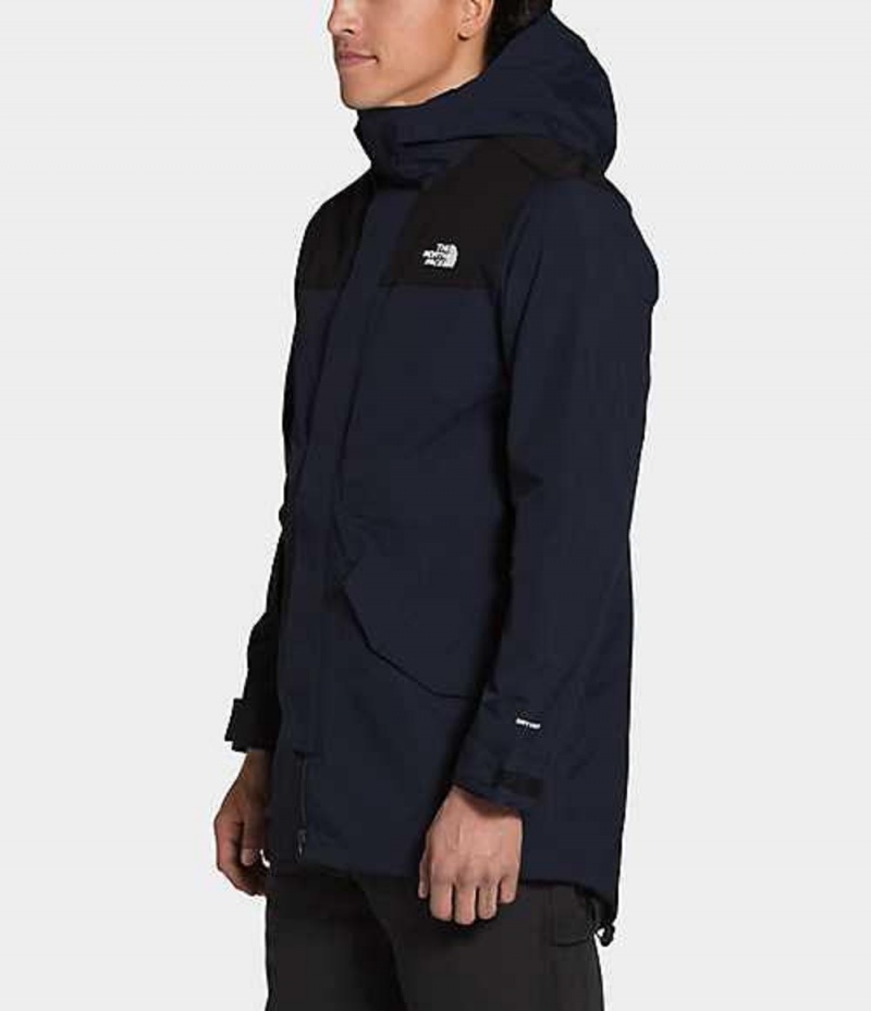 The North Face City Breeze Rain Regnjackor Herr Marinblå Svarta | 3014852-QI