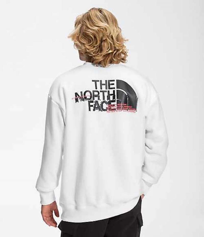 The North Face Coordinates Sweatshirt Herr Vita | 0573486-TB