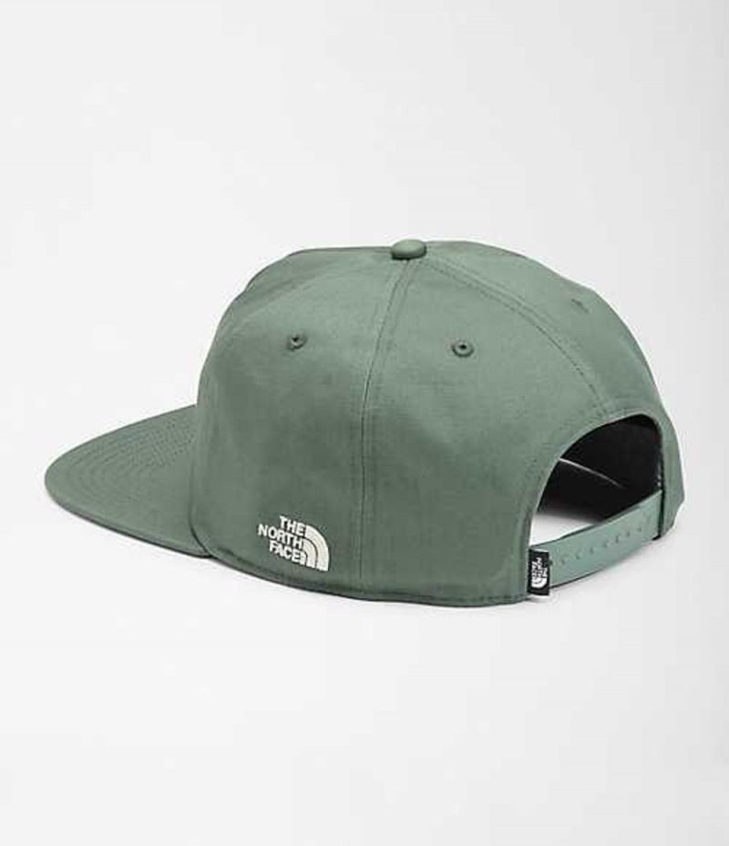 The North Face Embroidered Hatt Dam Gröna | 1620743-LG