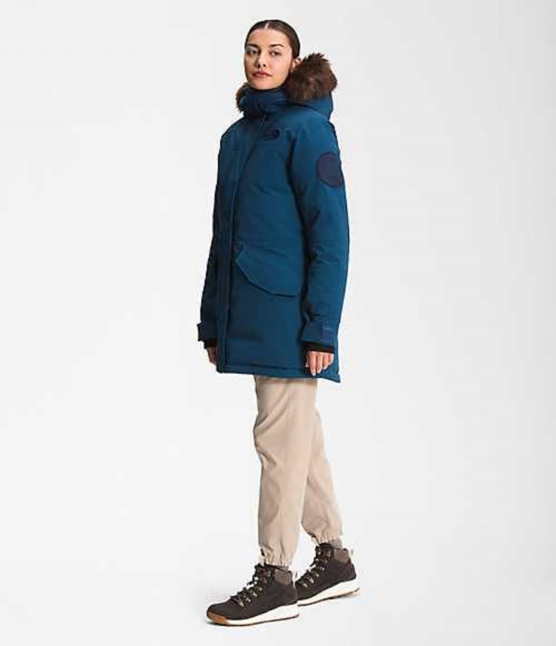 The North Face Expedition McMurdo Parka Dam Blå | 3715849-LQ