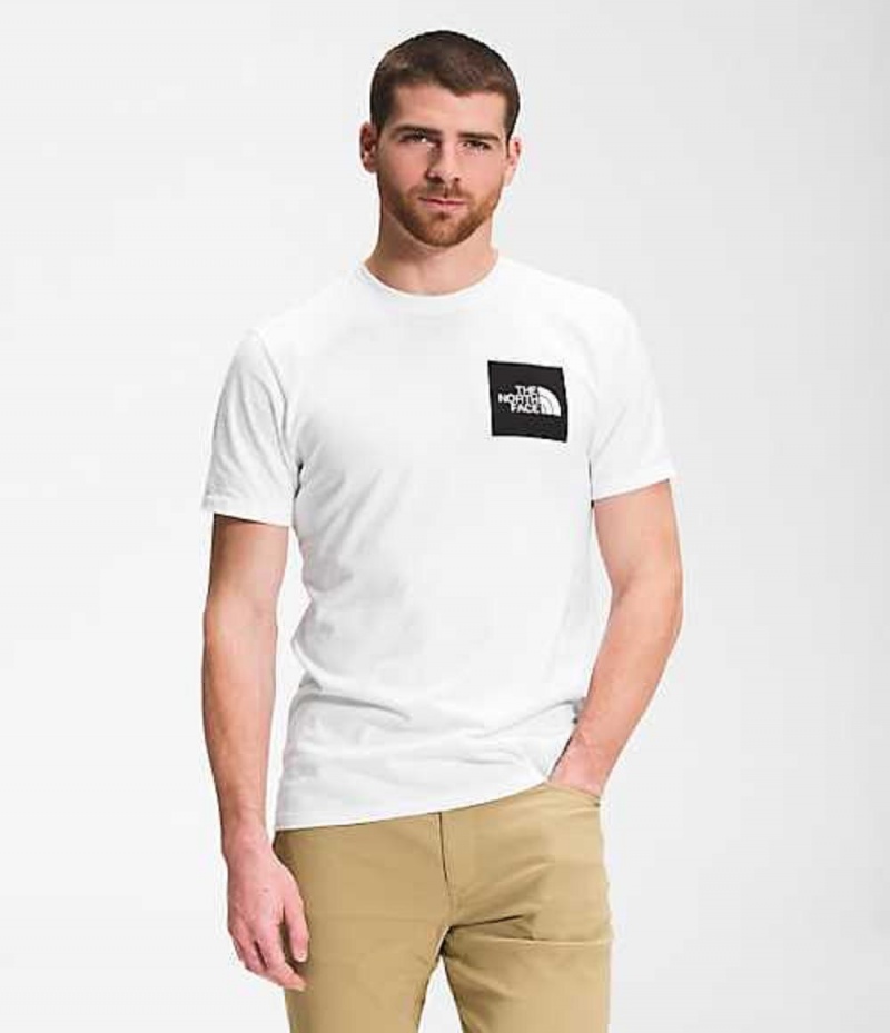 The North Face Fine Korta Sleeve T-Shirt Herr Vita | 4680951-HX