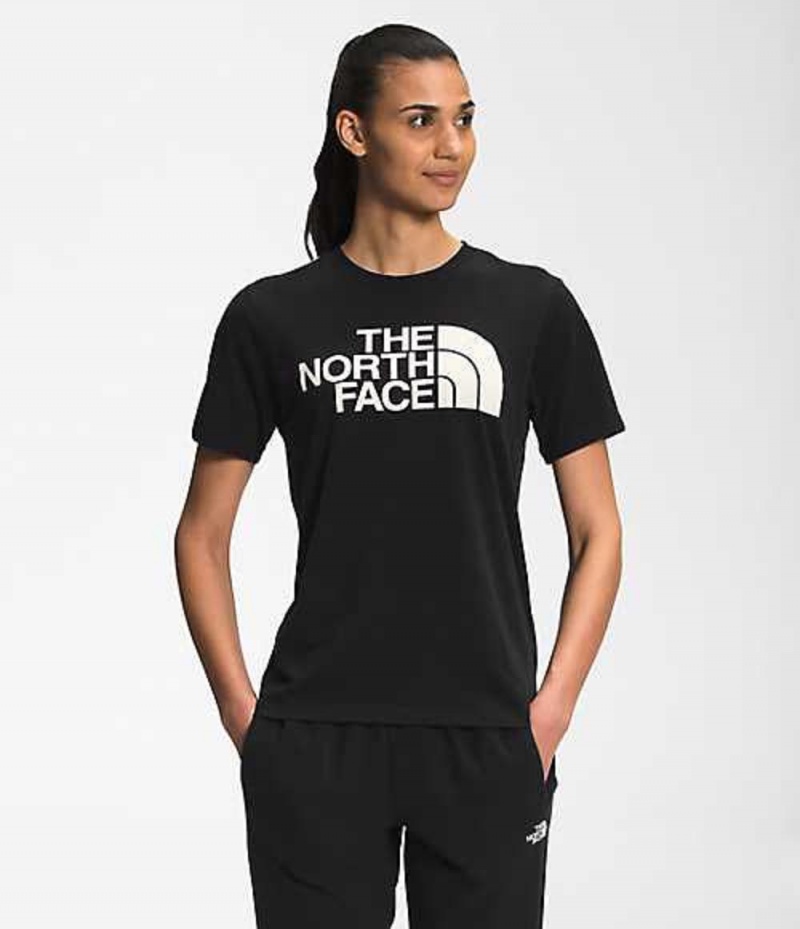 The North Face Half Dome T-Shirt Dam Svarta | 2301587-EQ