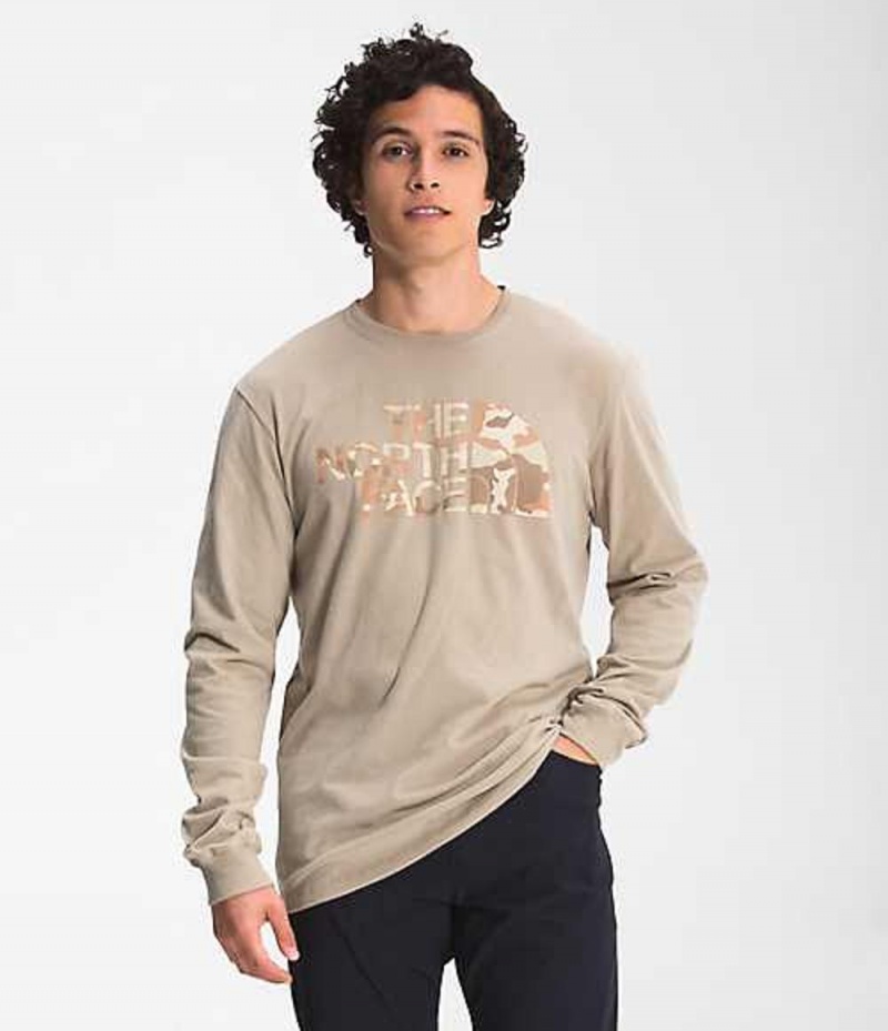 The North Face Half Dome T-Shirt Herr Bruna | 2840519-AJ