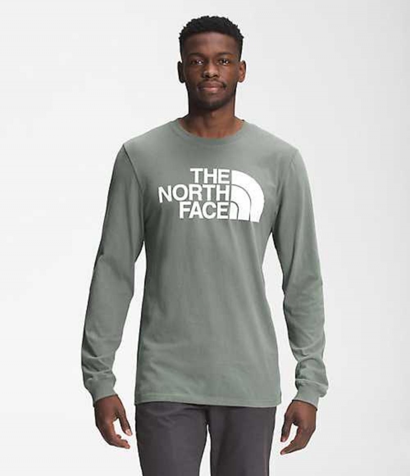 The North Face Half Dome T-Shirt Herr Gröna | 4915027-SL