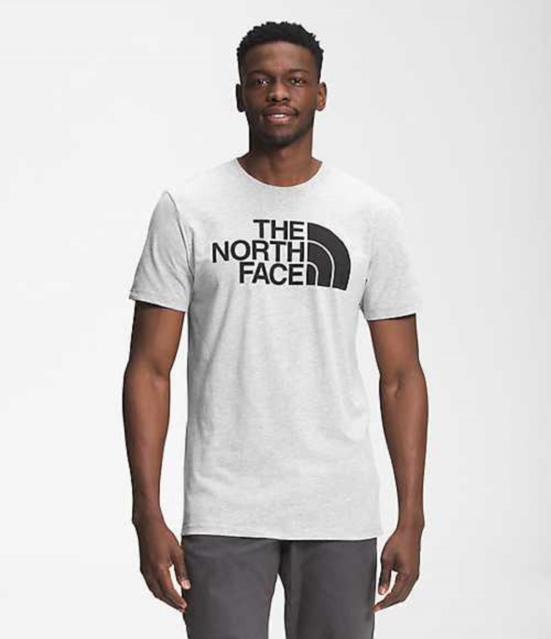 The North Face Half Dome T-Shirt Herr Ljusgrå | 2530914-CX