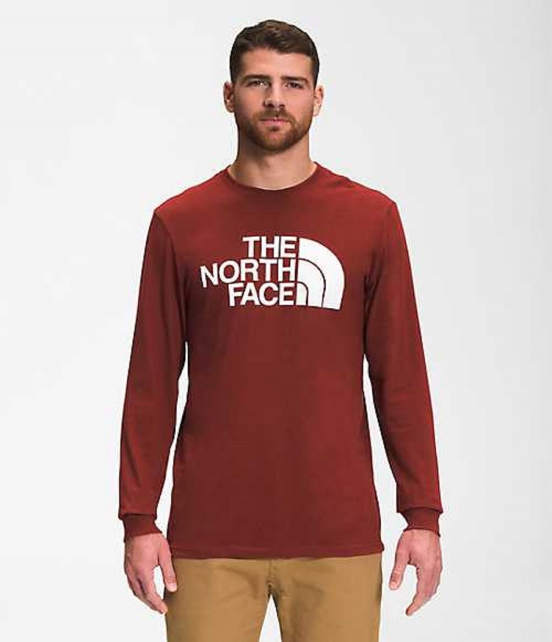 The North Face Half Dome T-Shirt Herr Röda | 3068217-NL