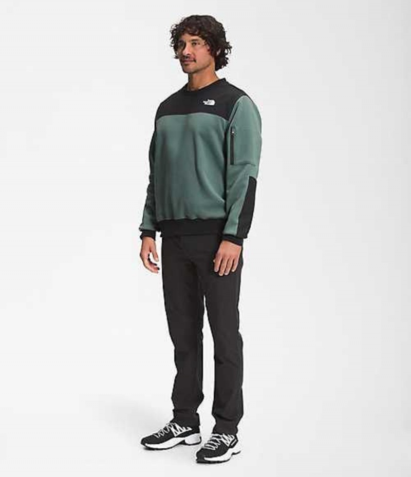 The North Face Highrail Sweatshirt Herr Gröna | 1395042-LP