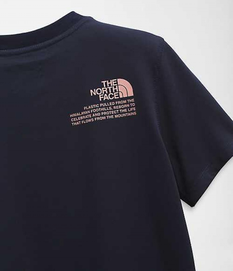 The North Face Himalayan T-Shirt Dam Marinblå | 1789025-KS