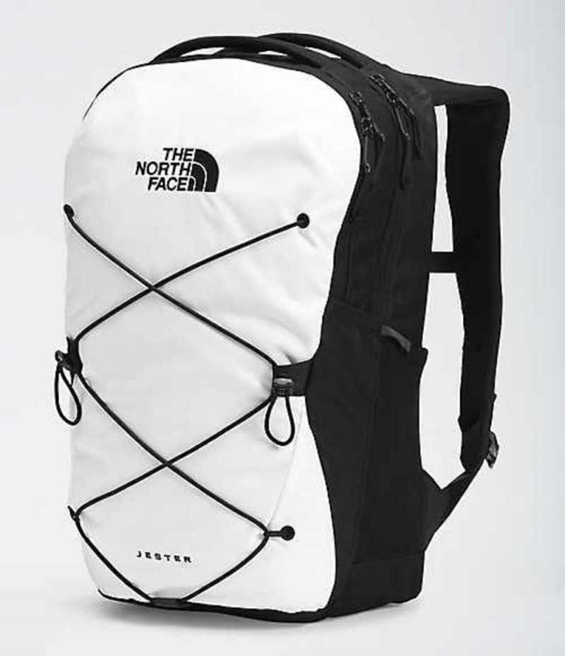 The North Face Jester Ryggsäck Pojke Vita Svarta | 9768501-QB