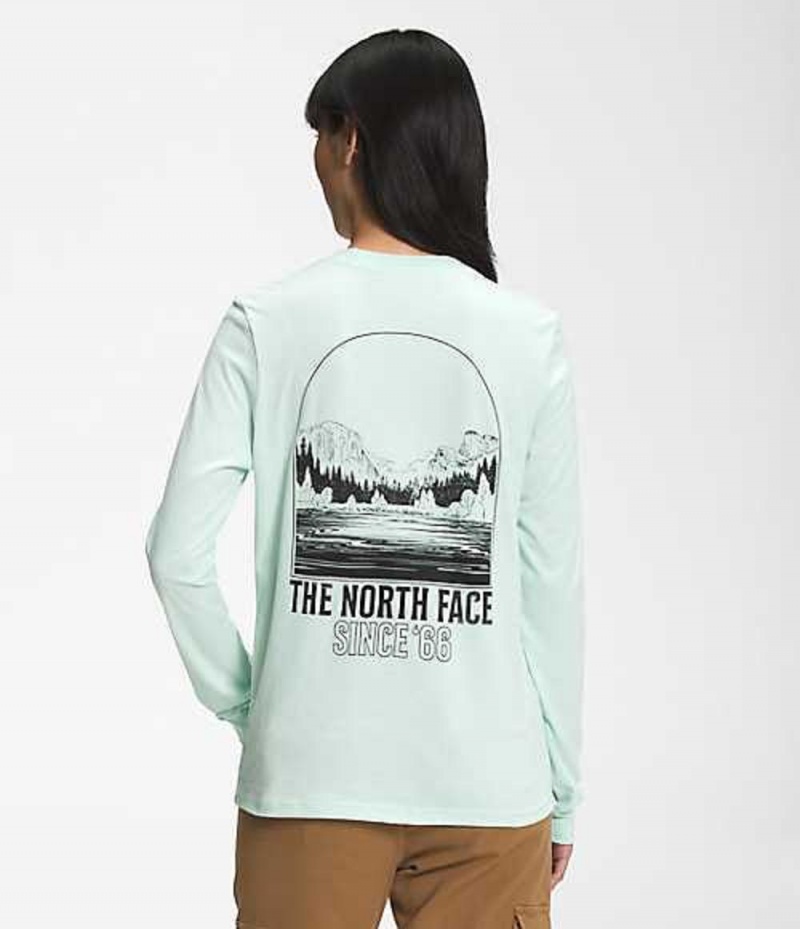 The North Face Mountain T-Shirt Dam Mintgröna | 1627345-QR