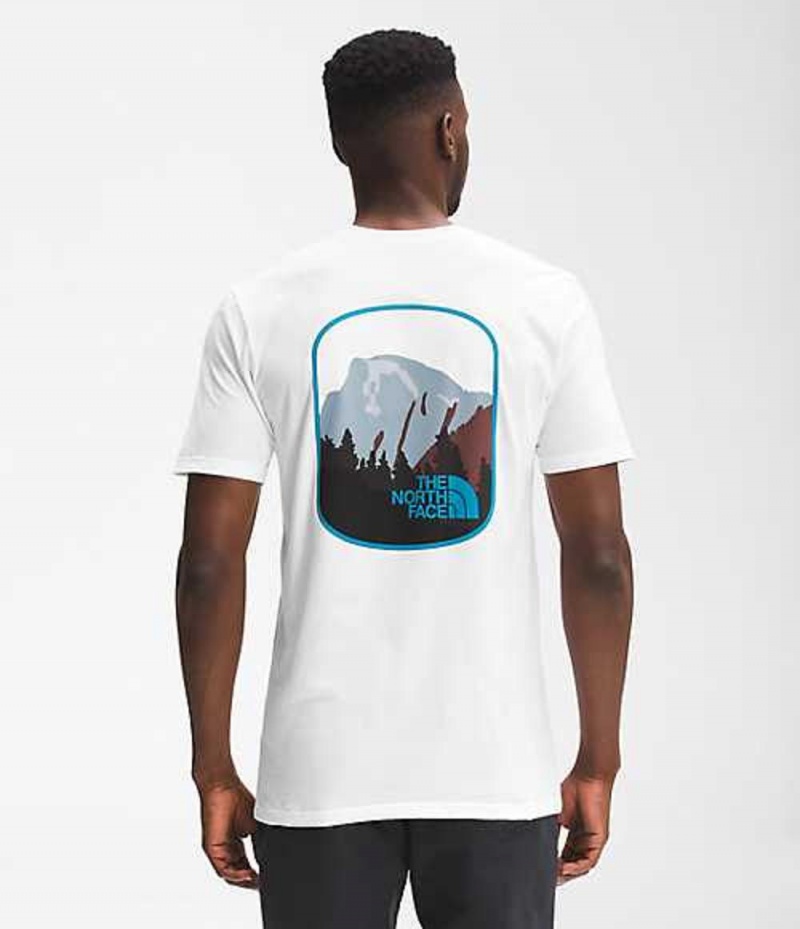 The North Face Parks T-Shirt Herr Vita | 6870514-IC