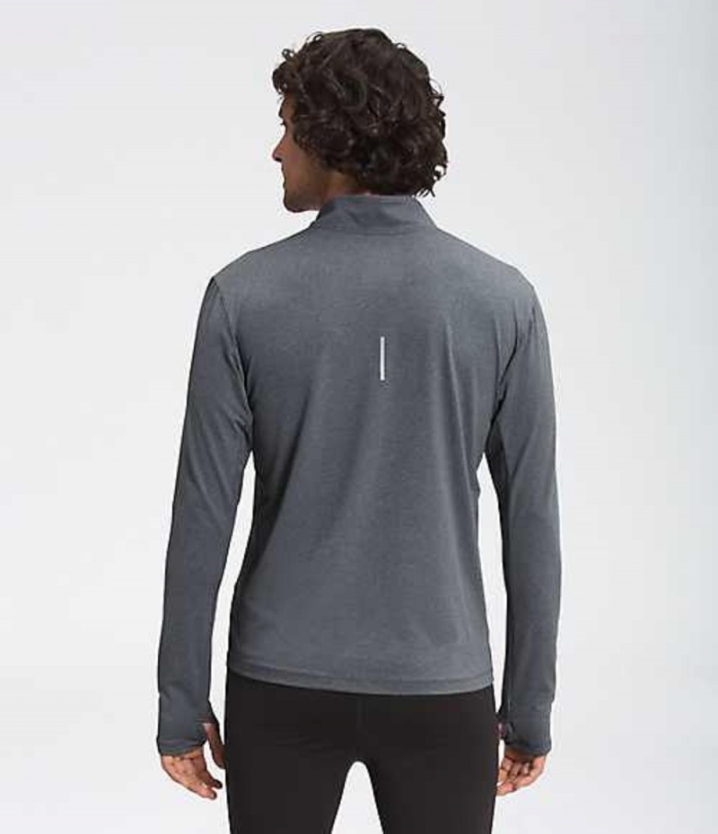 The North Face Riseway ½ Zip Sweatshirt Herr Grå | 2531074-HU