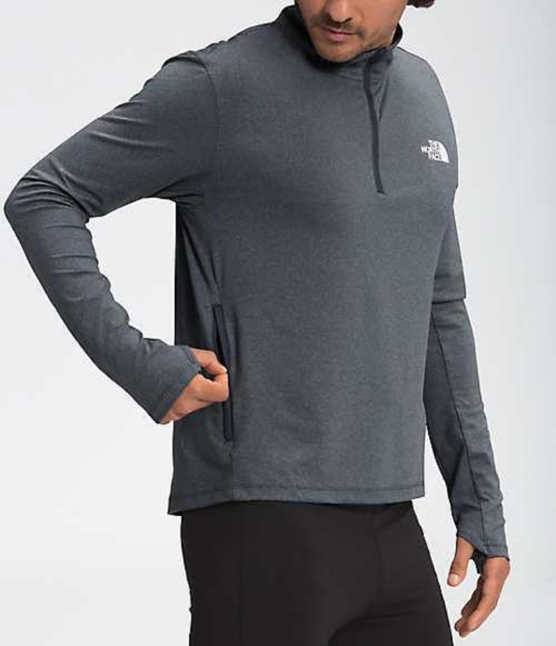 The North Face Riseway ½ Zip Sweatshirt Herr Grå | 2531074-HU