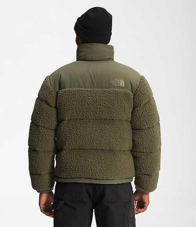 The North Face Sherpa Nuptse Dunjacka Herr Olivgröna | 2796485-BZ