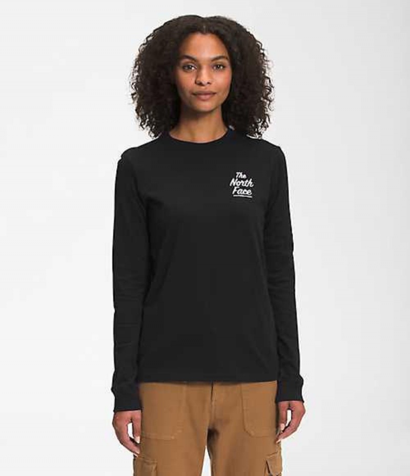 The North Face Snowy Mountain T-Shirt Dam Svarta | 2803751-EL