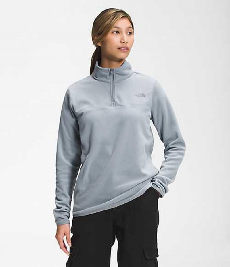 The North Face TKA Glacier Sweatshirt Dam Grå | 3614205-BN