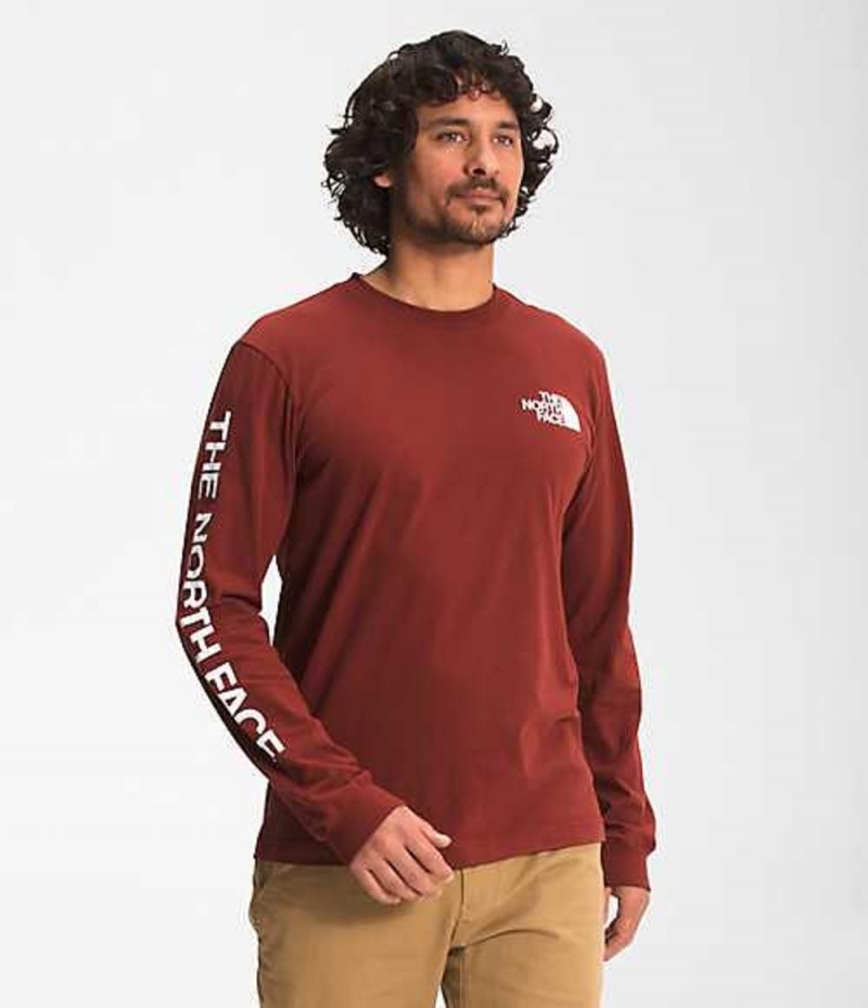 The North Face TNF™ Sleeve Hit T-Shirt Herr Röda | 4720695-UX