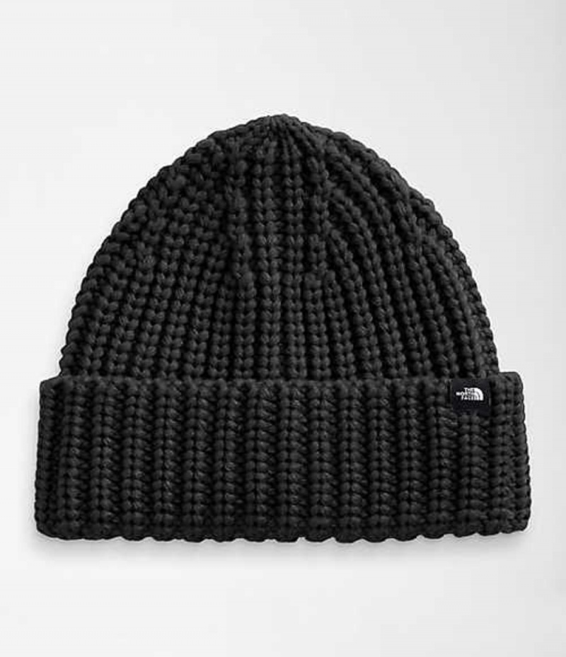 The North Face Tjock-Knit Watchman Mössa Herr Svarta | 0631574-ZK