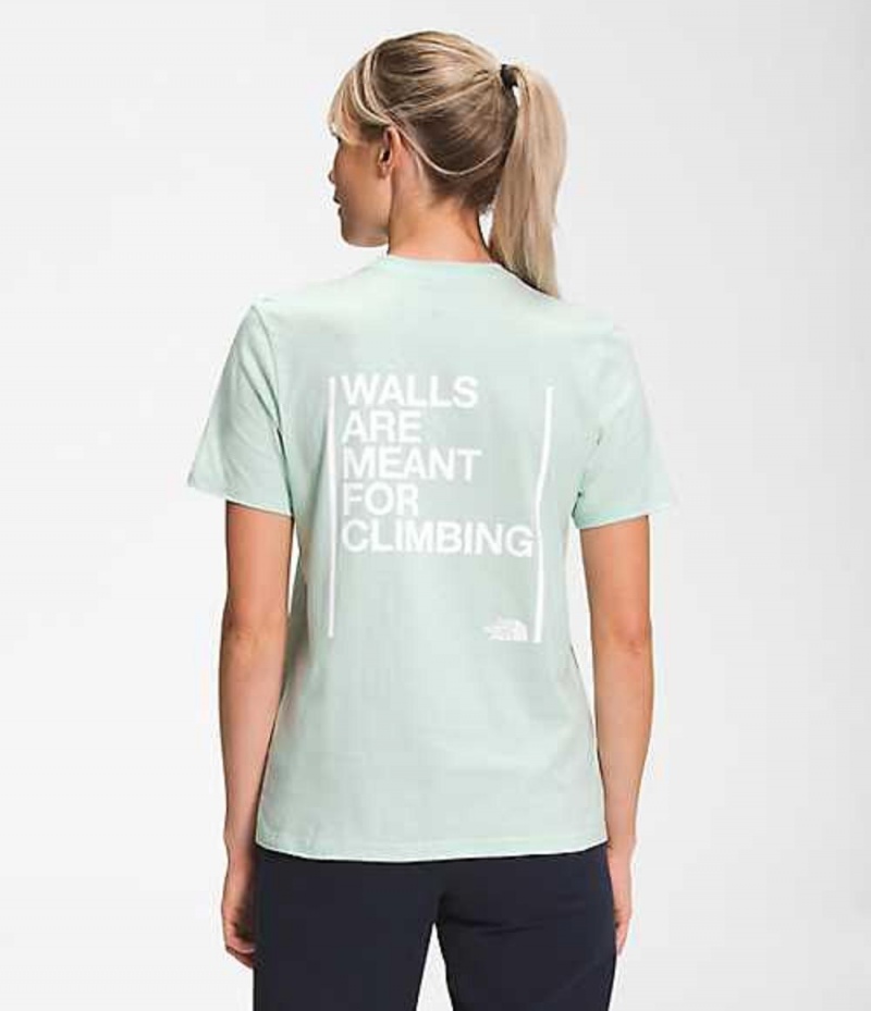 The North Face Walls T-Shirt Dam Mintgröna | 1743029-RV