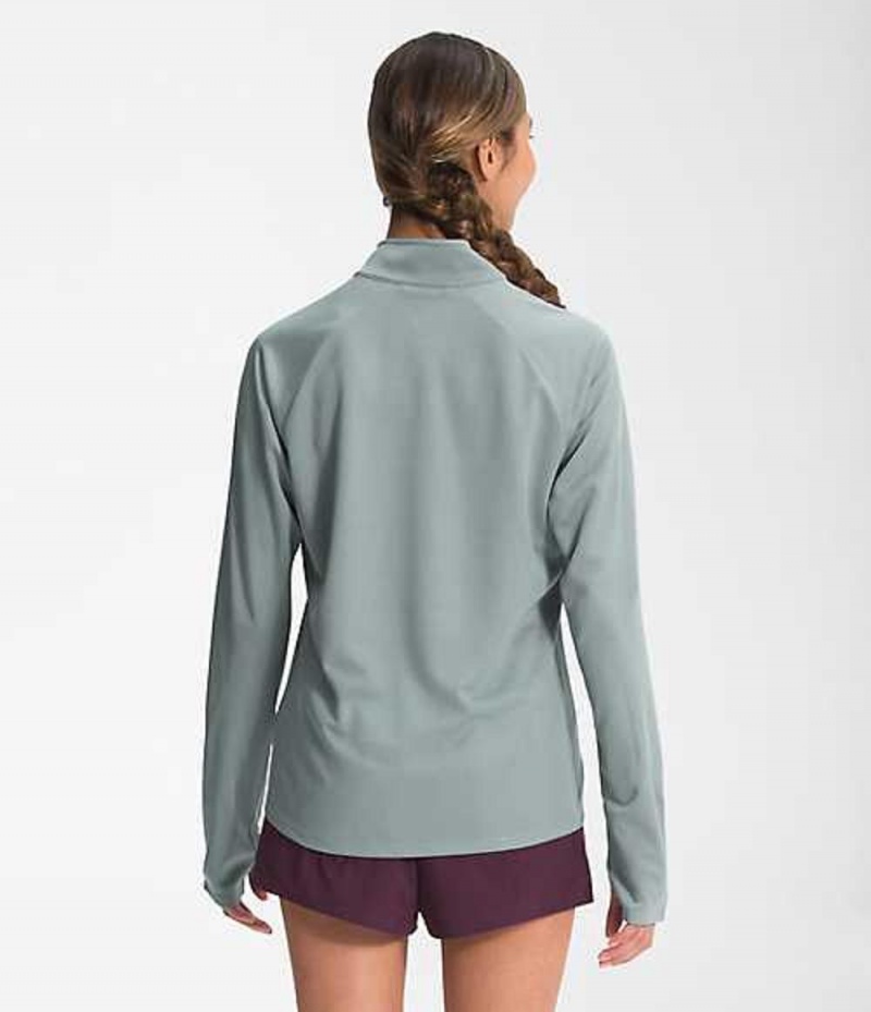 The North Face Wander Sweatshirt Dam Silver Blå | 3489206-OV