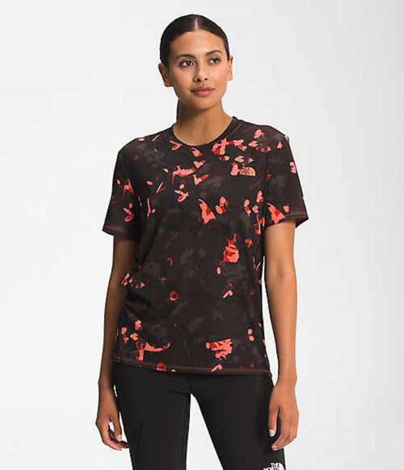 The North Face Wander T-Shirt Dam Orange | 8465920-BO