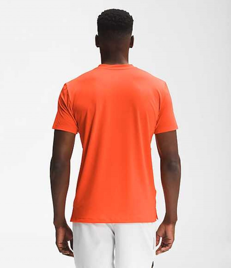 The North Face Wander T-Shirt Herr Orange | 3840259-UX