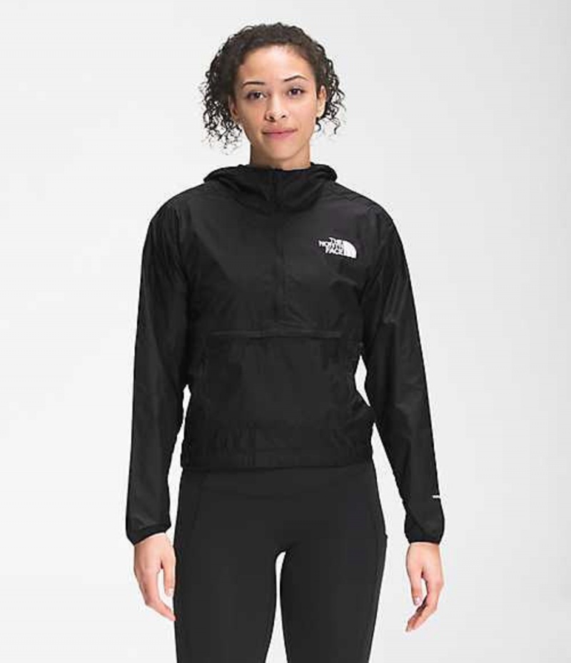 The North Face Windy Peak Anorak Vindjacka Dam Svarta | 5641083-VX