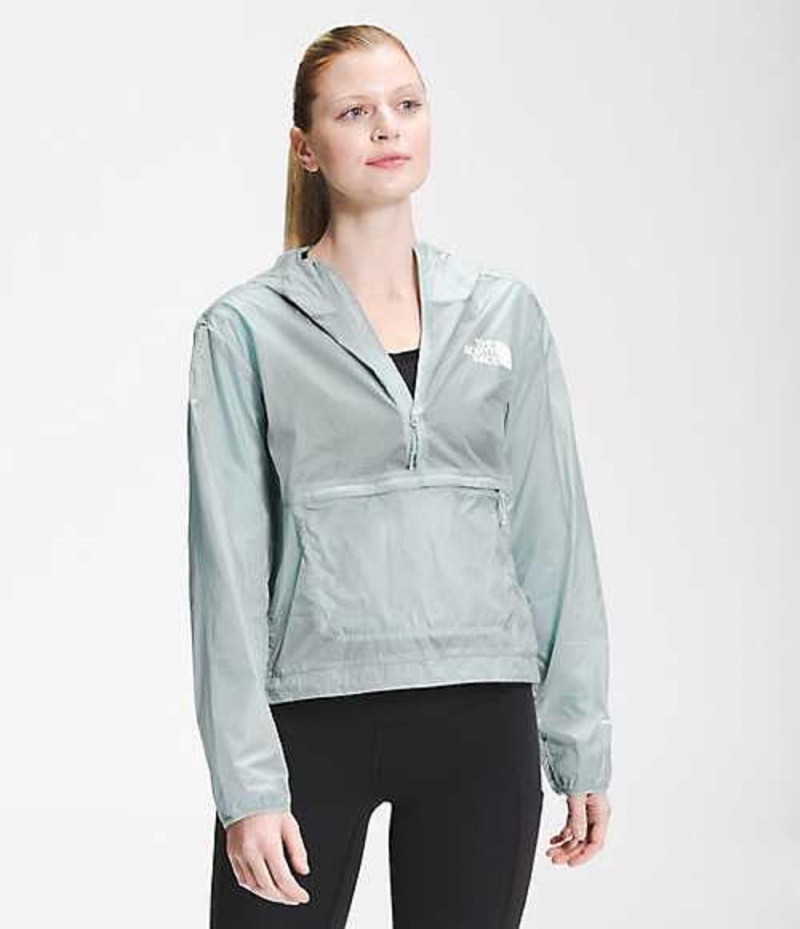 The North Face Windy Peak Anorak Vindjacka Dam Silver Blå | 4809126-JO