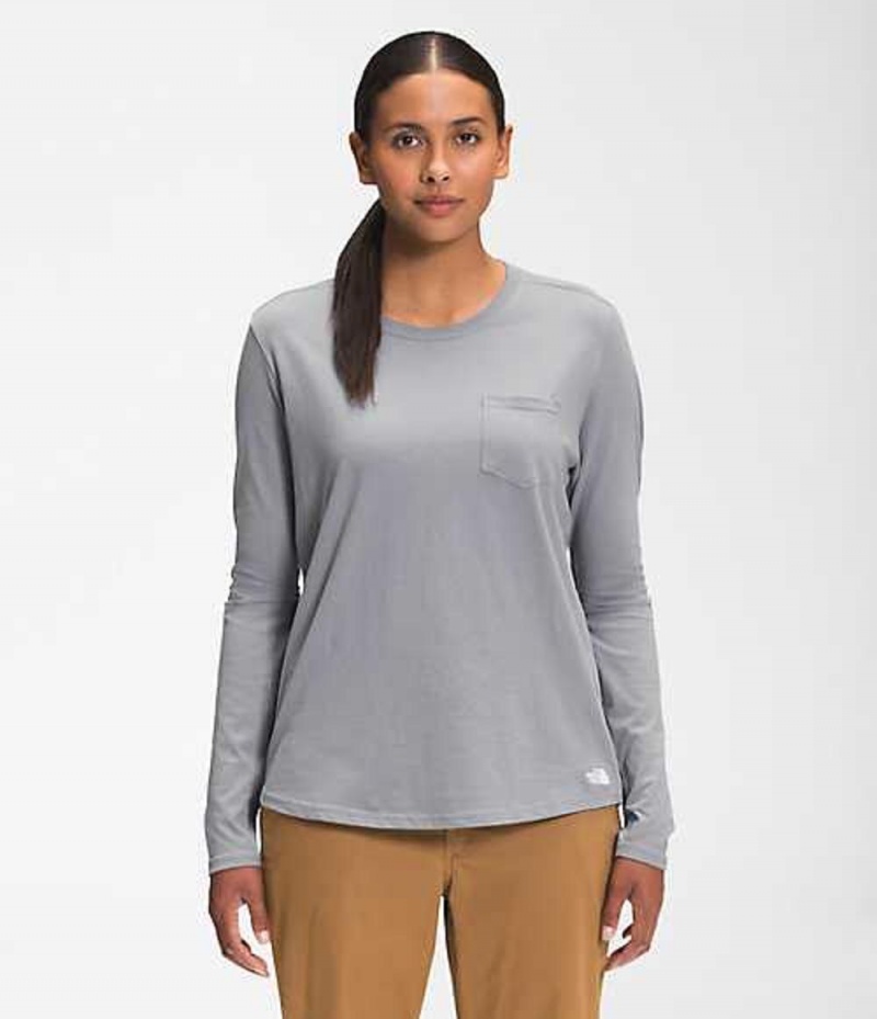 The North Face Woodmont T-Shirt Dam Grå | 2697043-JE