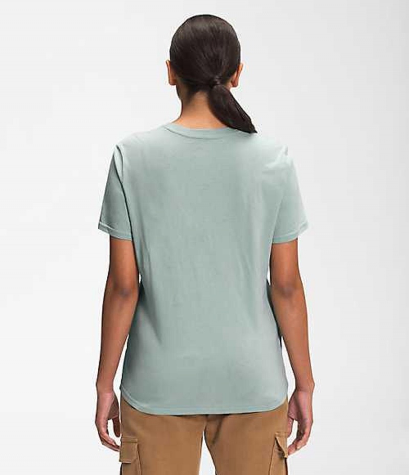 The North Face Woodmont T-Shirt Dam Gröna | 4738596-GZ