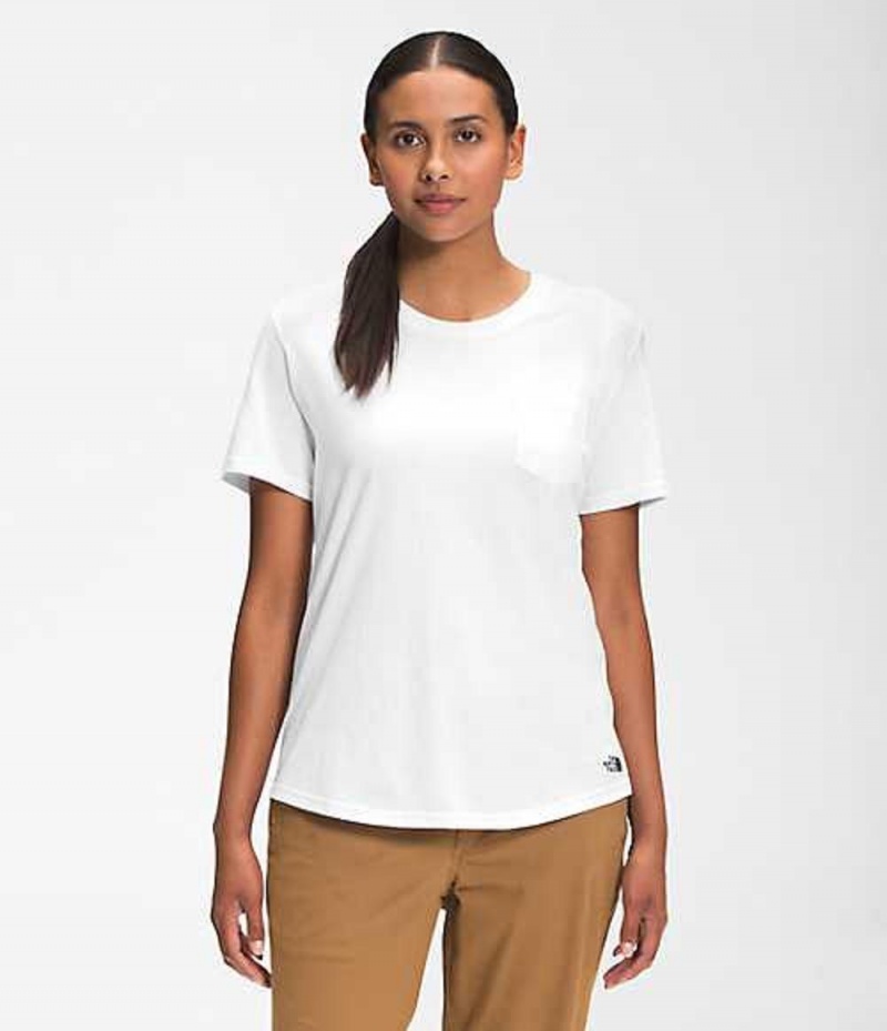 The North Face Woodmont T-Shirt Dam Vita | 5618024-ZB